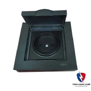 کلید و پریز ویرا مدل بارانی(IP44) کریستال مشکی