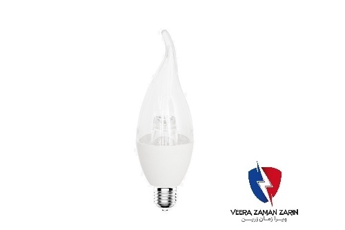 لامپ ال ای دی شمعی شفاف 7 وات سهند آوا