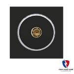 کلید یک پل ویرا مدل آلفا اسپرت مات مشکی(زه استیل)