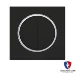 کلید یک پل ویرا مدل آلفا اسپرت مات مشکی(زه استیل)