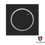 کلید یک پل ویرا مدل آلفا اسپرت مات مشکی(زه استیل)