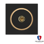 کلید یک پل ویرا مدل آلفا اسپرت مات مشکی(زه طلایی)