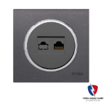 کلید یک پل ویرا مدل آلفا اسپرت مات نوک مدادی(زه استیل)