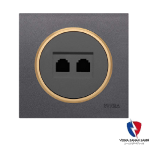 کلید یک پل ویرا مدل آلفا اسپرت مات نوک مدادی(زه طلایی)