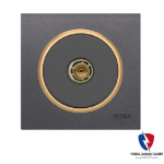 کلید یک پل ویرا مدل آلفا اسپرت مات نوک مدادی(زه طلایی)