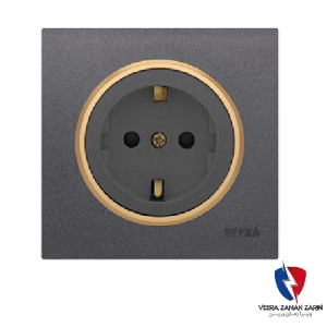 کلید یک پل ویرا مدل آلفا اسپرت مات نوک مدادی(زه طلایی)