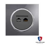 کلید یک پل ویرا مدل آلفا اسپرت گلس نوک مدادی(زه استیل)