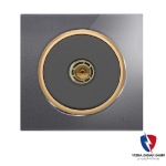 کلید یک پل ویرا مدل آلفا اسپرت گلس نوک مدادی(زه طلایی)