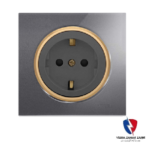 کلید یک پل ویرا مدل آلفا اسپرت گلس نوک مدادی(زه طلایی)