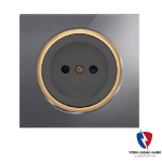 کلید یک پل ویرا مدل آلفا اسپرت گلس نوک مدادی(زه طلایی)