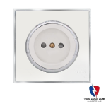 کلید یک پل ویرا مدل آلفا کلاسیک مات سفید(زه استیل)2