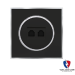 کلید یک پل ویرا مدل آلفا کلاسیک مات مشکی(زه استیل)