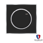 کلید یک پل ویرا مدل آلفا کلاسیک مات مشکی(زه استیل)