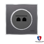 کلید یک پل ویرا مدل آلفا کلاسیک مات نوک مدادی(زه استیل)