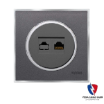 کلید یک پل ویرا مدل آلفا کلاسیک مات نوک مدادی(زه استیل)