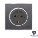 کلید یک پل ویرا مدل آلفا کلاسیک مات نوک مدادی(زه استیل)