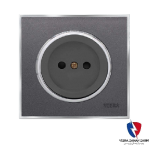 کلید یک پل ویرا مدل آلفا کلاسیک مات نوک مدادی(زه استیل)