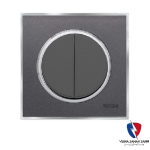 کلید یک پل ویرا مدل آلفا کلاسیک مات نوک مدادی(زه استیل)