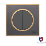 کلید یک پل ویرا مدل آلفا کلاسیک مات نوک مدادی(زه طلایی)