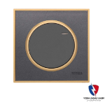 کلید یک پل ویرا مدل آلفا کلاسیک مات نوک مدادی(زه طلایی)