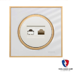 کلید یک پل ویرا مدل شهاب کلاسیک طلایی سفید