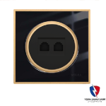 کلید یک پل ویرا مدل شهاب کلاسیک طلایی مشکی