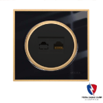 کلید یک پل ویرا مدل شهاب کلاسیک طلایی مشکی