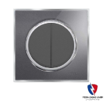 کلید یک پل ویرا مدل آلفا کلاسیک گلس نوک مدادی(زه استیل)