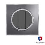 کلید یک پل ویرا مدل آلفا کلاسیک گلس نوک مدادی(زه استیل)