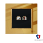 کلید یک پل ویرا مدل امگا طلا طلا مشکی