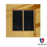 کلید یک پل ویرا مدل امگا طلا طلا مشکی