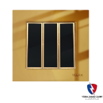 کلید یک پل ویرا مدل امگا طلا طلا مشکی