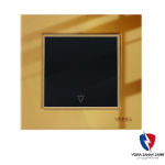 کلید یک پل ویرا مدل امگا طلا طلا مشکی