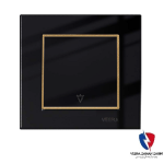 کلید یک پل ویرا مدل امگا مشکی طلا مشکی