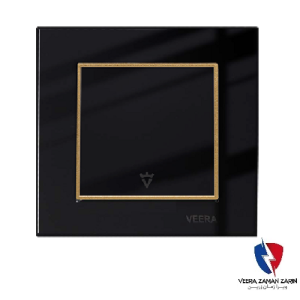 کلید یک پل ویرا مدل امگا مشکی طلا مشکی