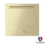 کلید یک پل ویرا مدل بارانی(IP44) بژ ساده