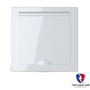 کلید یک پل ویرا مدل بارانی(IP44) سفید ساده