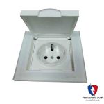 کلید یک پل ویرا مدل بارانی(IP44) کریستال سفید