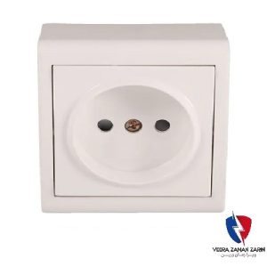 کلید یک پل روکار ویرا سفید ساده