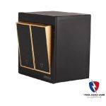 کلید یک پل روکار ویرا مشکی طلا مشکی