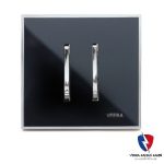 کلید یک پل ویرا مدل شهاب کلاسیک استیل مشکی