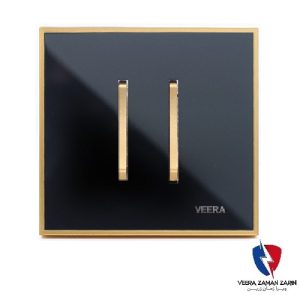 کلید یک پل ویرا مدل شهاب کلاسیک طلایی مشکی