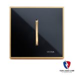 کلید یک پل ویرا مدل شهاب کلاسیک طلایی مشکی