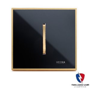 کلید یک پل ویرا مدل شهاب کلاسیک طلایی مشکی