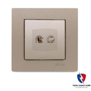 کلید یک پل ویرا ساده بژ