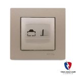 کلید یک پل ویرا ساده بژ