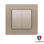 کلید یک پل ویرا ساده بژ