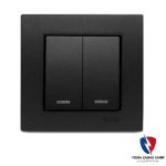 کلید یک پل ویرا ساده مشکی