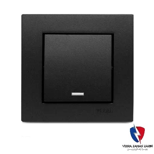 کلید یک پل ویرا ساده مشکی