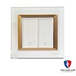 کلید یک پل ویرا مدل پرو اسپرت طلایی سفید